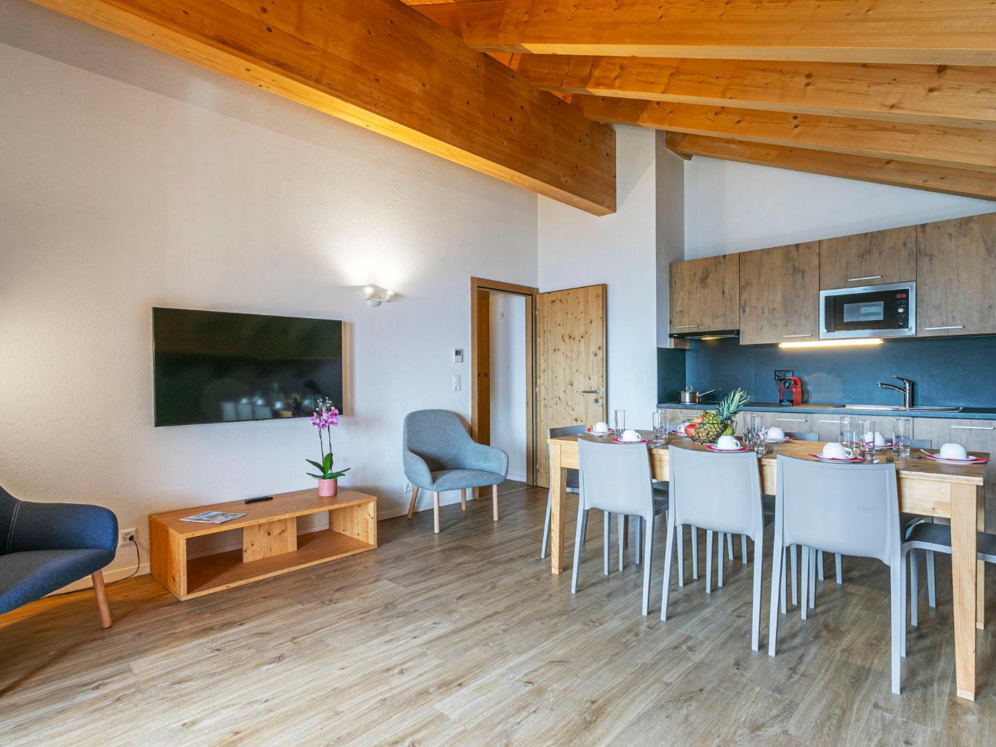 Apartment T-Resort La Tzoumaz 4P8 Vue Vallee By Interhome Exterior foto